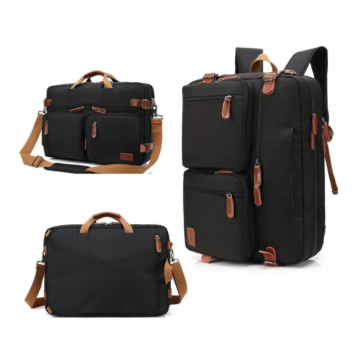 Men's Canvas Messenger Bag – Convertible Work Carry