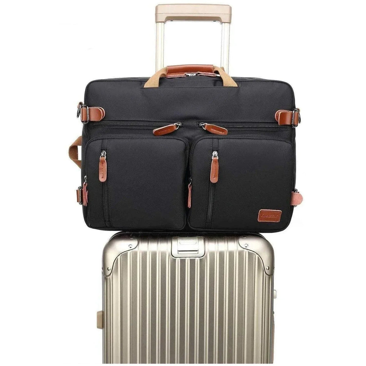 Men's Canvas Messenger Bag – Convertible Work Carry