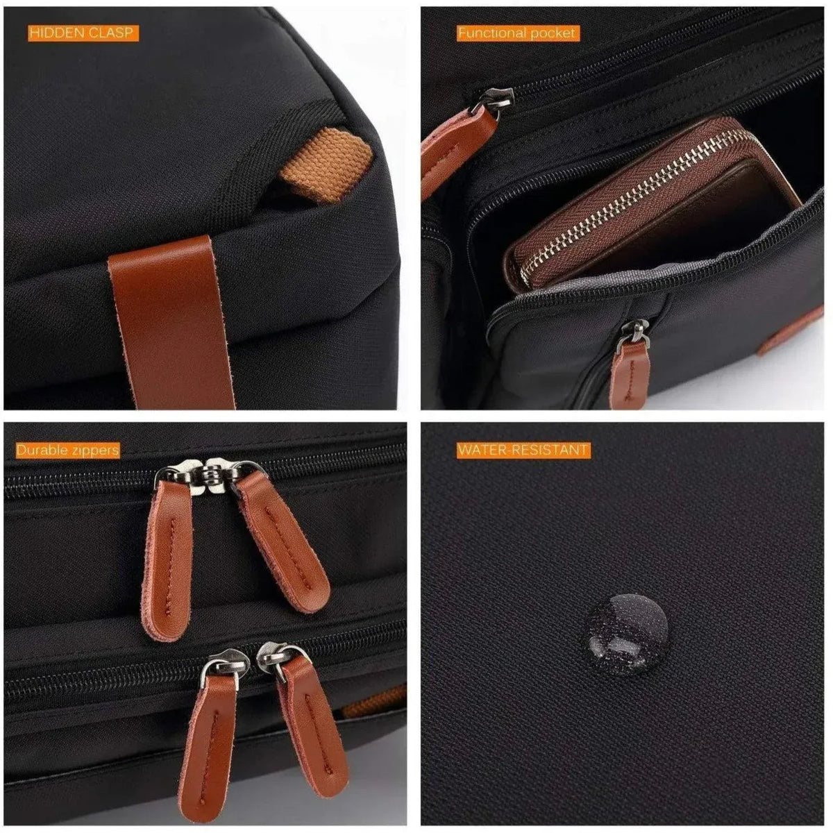 Men's Canvas Messenger Bag – Convertible Work Carry