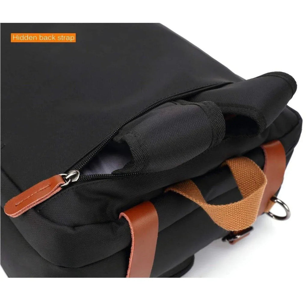 Men's Canvas Messenger Bag – Convertible Work Carry