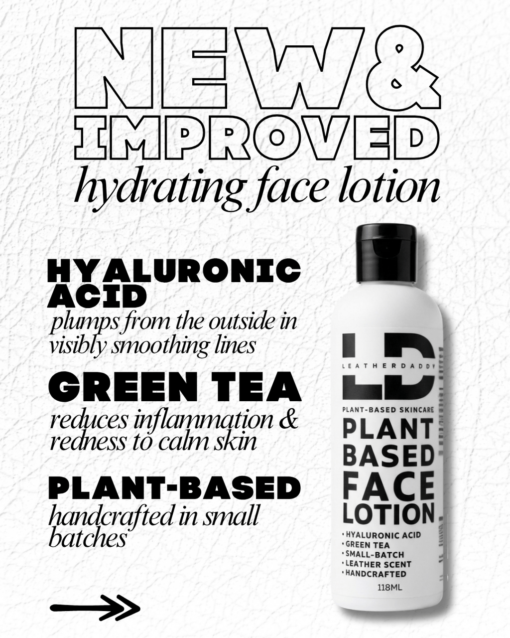 Hydrating Face Lotion | LeatherDaddy Skin Co.