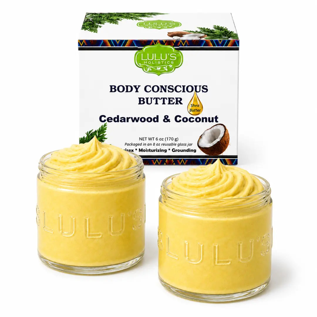 Almond Coconut Glowing Whipped Body Butter with Raw African Yellow Shea Base
