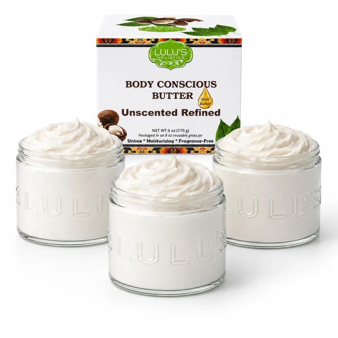 Almond Coconut Glowing Whipped Body Butter with Raw African Yellow Shea Base