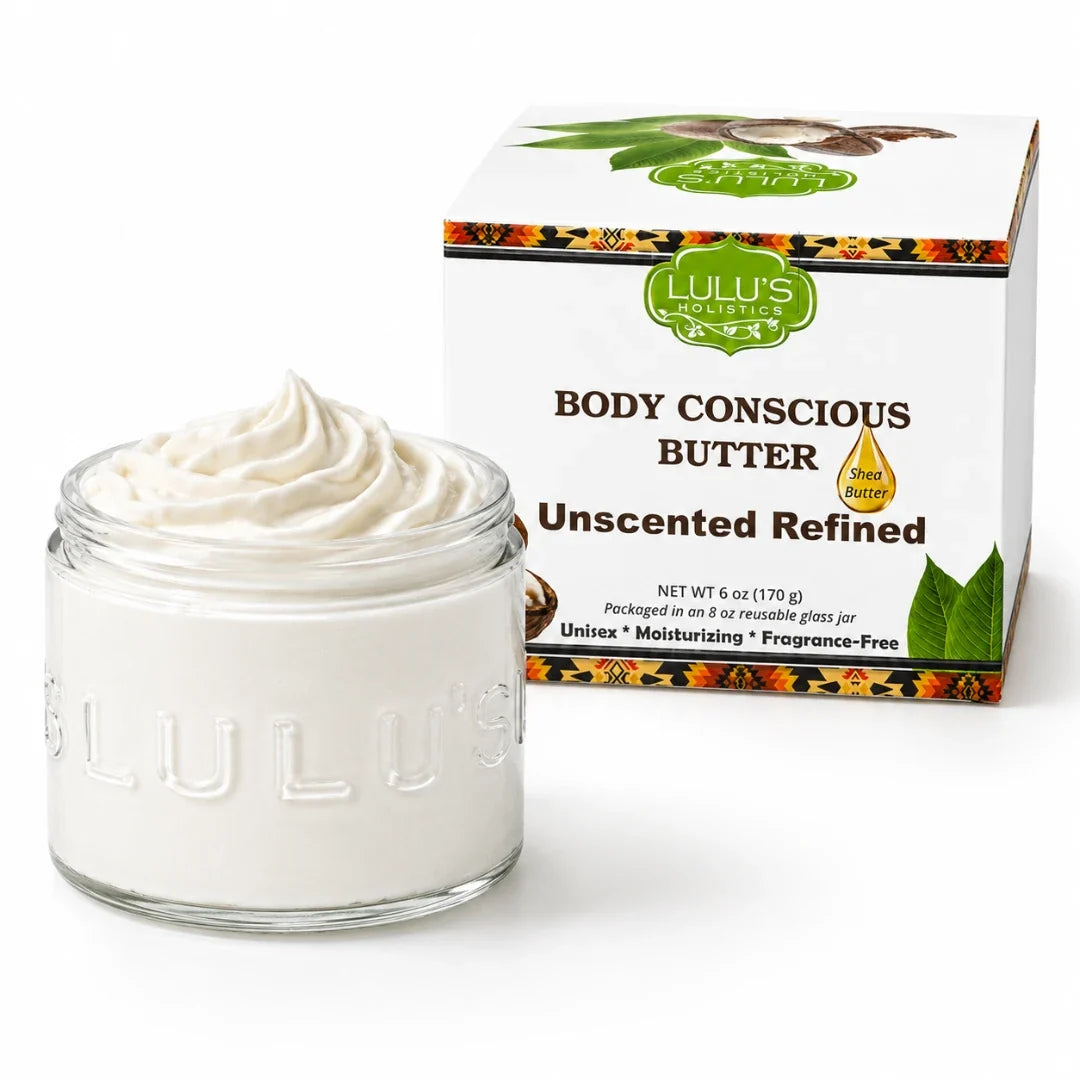 Almond Coconut Glowing Whipped Body Butter with Raw African Yellow Shea Base