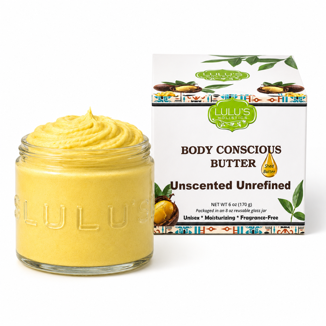 Almond Coconut Glowing Whipped Body Butter with Raw African Yellow Shea Base