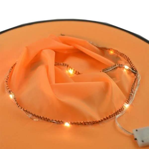 Light-Up Witch Hats for Halloween Decor