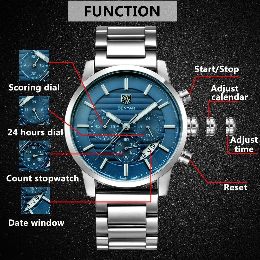 Men's Luxury Chronograph Watch