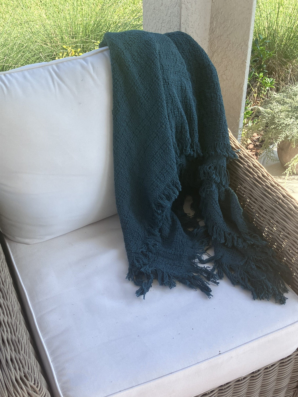 100% Cotton Throw Blanket